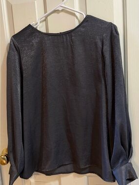 Banana Republic Shimmer Long-Sleeve Blouse | Quiet Luxury Officewear | LP